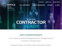 Tablet Screenshot of i-contract.com.au